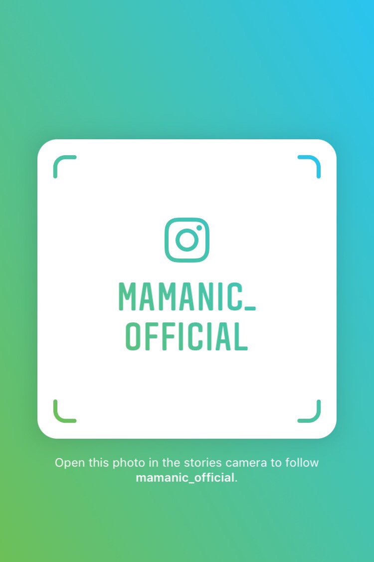 Instagram(インスタグラム)にてママニック公式アカウントを開設